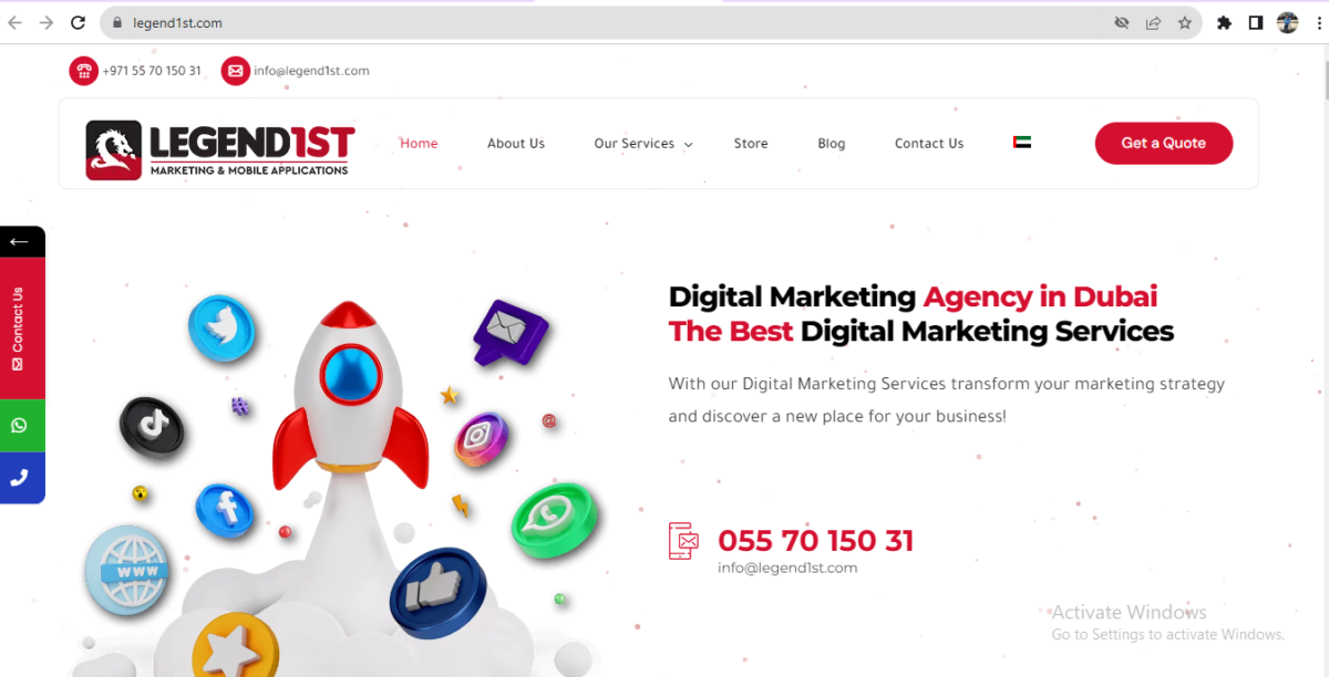 Legend1st Digital Marketing SEO Agency in Dubai
